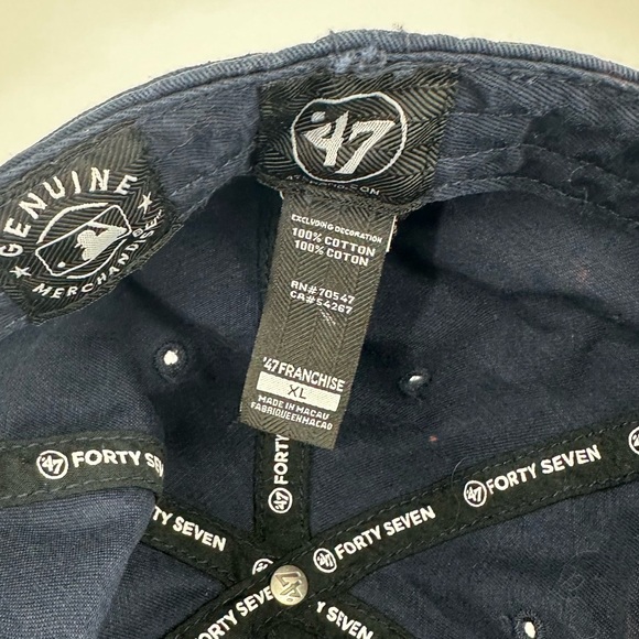 Boston Red Sox Custom Bleach Splatter Dad Hat Size XL - Picture 9 of 9